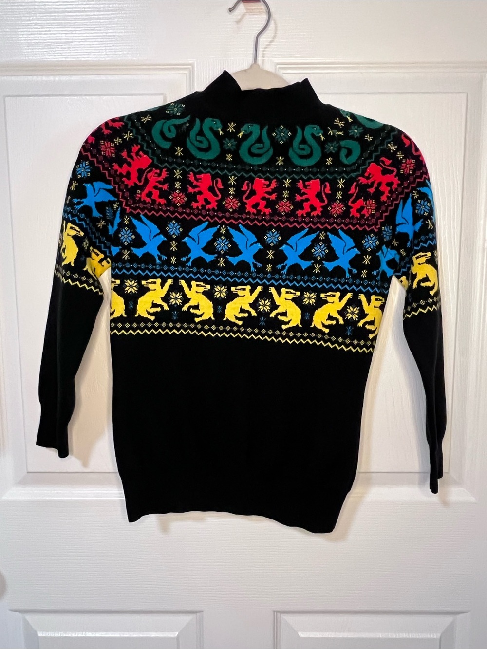 Harry Potter Christmas Sweater Hogwarts Fair Isle Unique Vintage